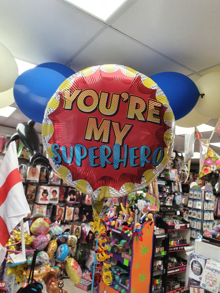 18 inch You're My Superhero Foil Balloon