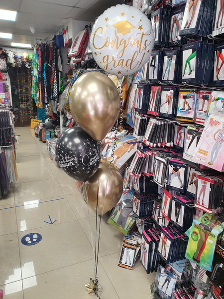 18 Inch Congrats Grad Script Foil Balloon