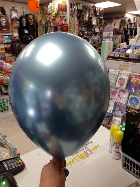 Glossy Blue Latex Balloons