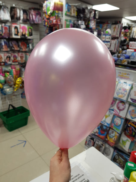 Satin Pink Latex Balloons