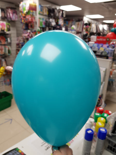 Fashion Caribbean Blue Latex Balloons