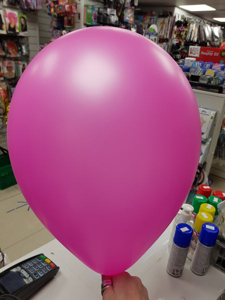 Neon Magenta Latex Balloons