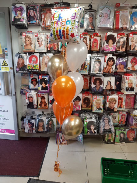 18" Patterned Candles Happy Birthday Foil Balloon