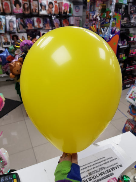 Fashion Yellow Latex Balloons