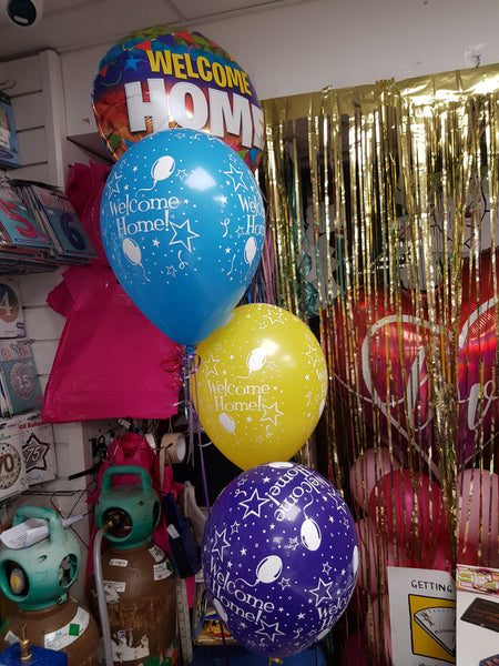 18 Inch Welcome Home Pennants Foil Balloon
