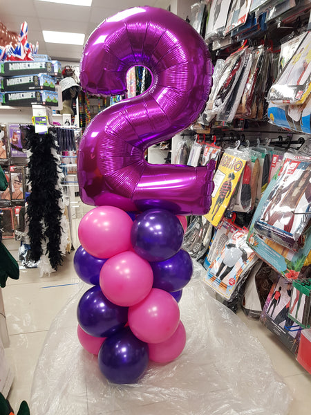 Number Balloon Column