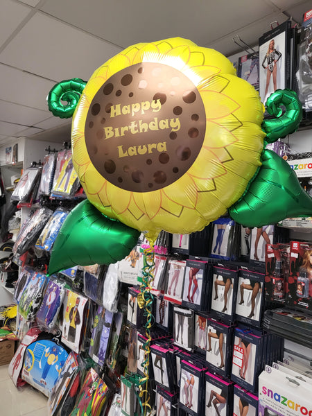 30 Inch Sunflower Supershape Foil Balloon