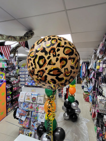 18 Inch Animalz Leopard Print Foil Balloon