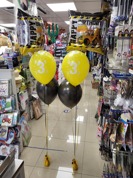 18 Inch Under Construction Happy Birthday Foil Balloon