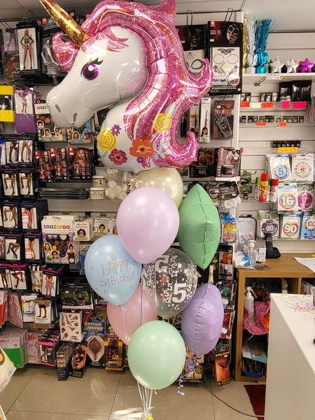 33 Inch Magical Unicorn Supershape Foil Balloon