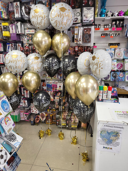 18 Inch Congrats Grad Script Foil Balloon