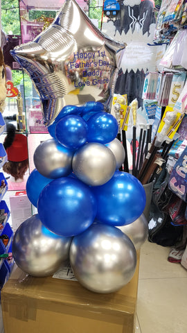 Personalised Father's Day Balloon Pyramid