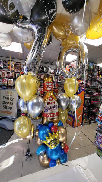 34 Inch Silver Number 7 Foil Balloon