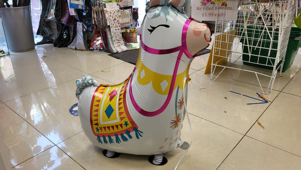 29" Llama Walking Pet Foil Balloon