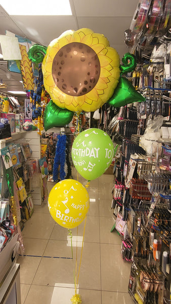 30 Inch Sunflower Supershape Foil Balloon