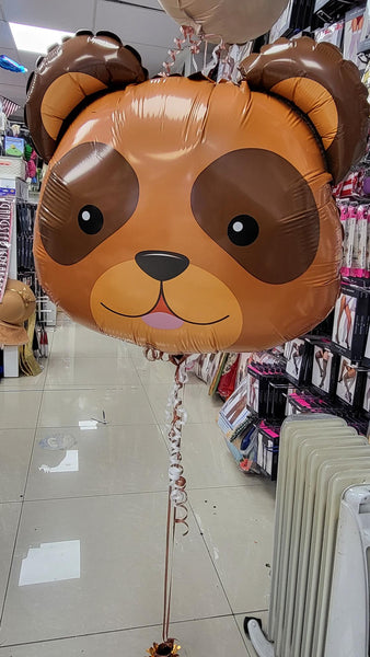 29 Inch Bear Head Supershape Foil Balloon