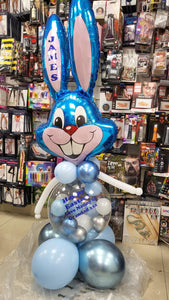 Easter Bunny Air-Filled Balloon Display