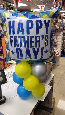 Father's Day Mini Column Balloon Centrepiece