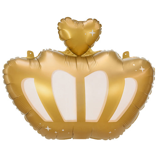 20 Inch Gold Crown Supershape Foil Balloon