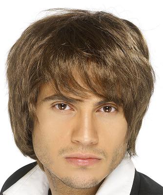 Boy Band Wig Brown