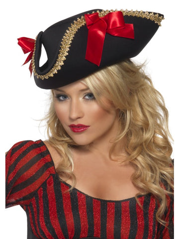 Fever Pirate Hat with Red Bows