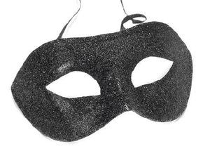 Black Glitter Gino Mask