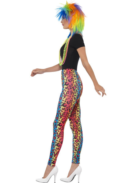 Neon Leopard Print Leggings