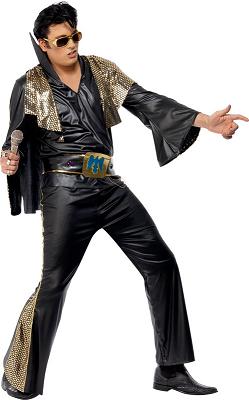 Elvis Black Cape Costume