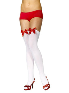 White Stockings with Red Bows