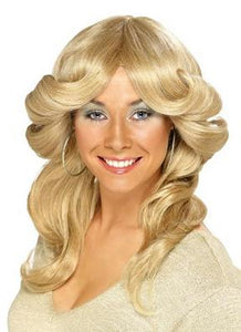 Blonde 70s Flick Wig