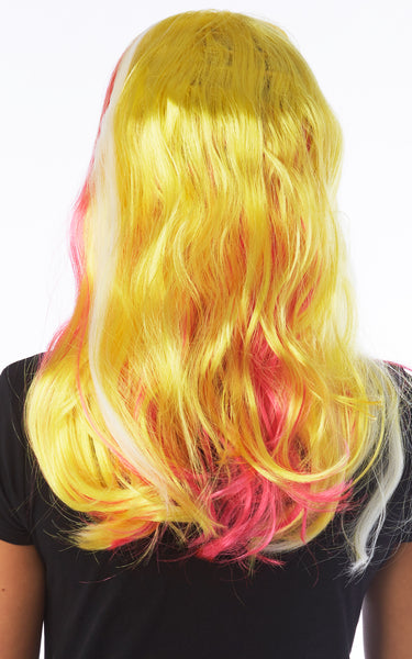 UV Rainbow Wig