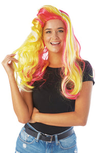 UV Rainbow Wig