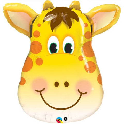 32 Inch Jolly Giraffe Supershape Foil Balloon