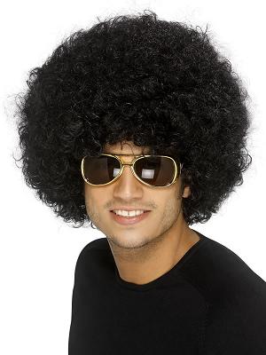 Black Deluxe Funky Afro Wig