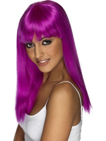 Neon Purple Glamourama Wig