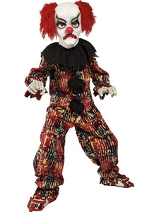 Zombie Alley Scary Clown Costume