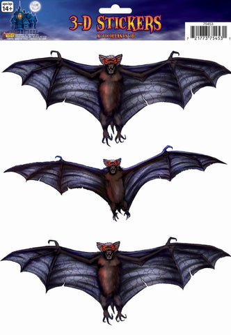 3D Bat Window Sticker