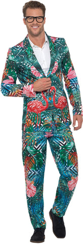 Hawaiian Tropical Flamingo Suit