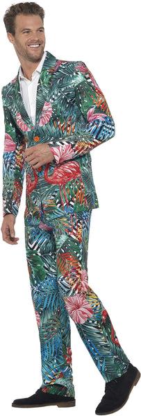 Hawaiian Tropical Flamingo Suit