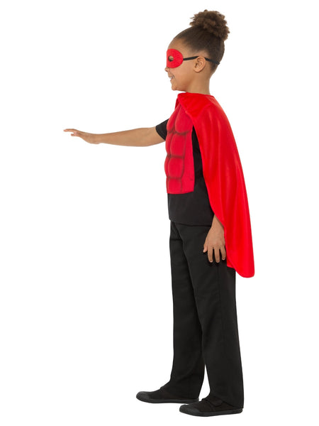 Kid's Red Superhero Set