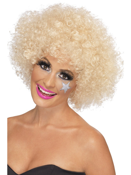 Blonde Deluxe Funky Afro Wig