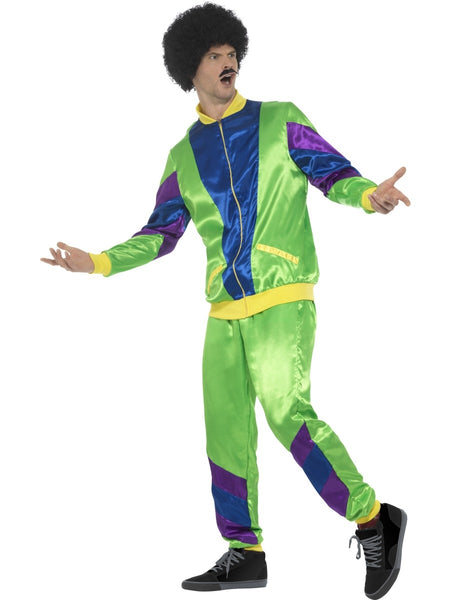 Men's 80s Fashion Shell Suit Costume