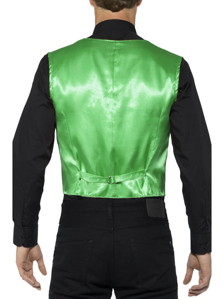 Green Sequin Waistcoat