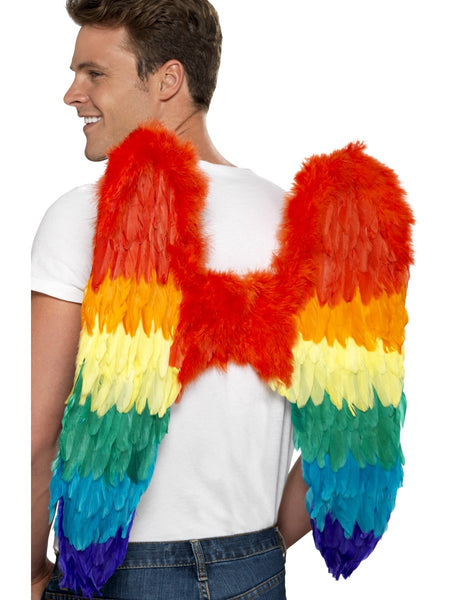 Rainbow Feather Wings