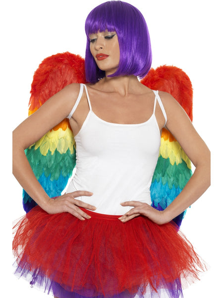 Rainbow Feather Wings