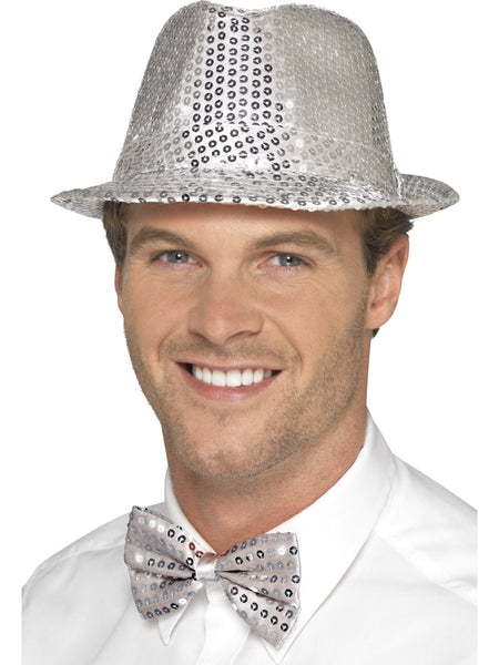 Silver Sequin Trilby