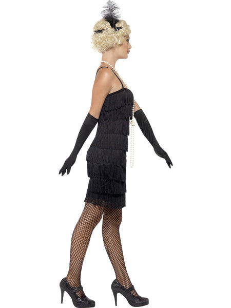 Short Black Flapper Costume