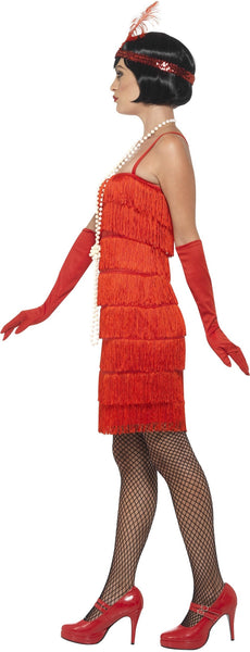Short Red Flapper Costume