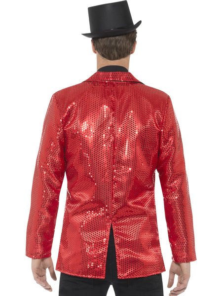 Men's Red Sequin Jacket