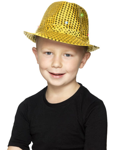 Gold Flashing Sequin Trilby